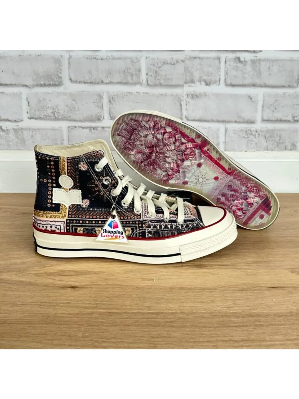 ⭐Converse x Isabel Marant Chuck 70 Hi Sz 8.5 Men Shoes Black Vanilla Ice A14800C - Picture 2 of 14